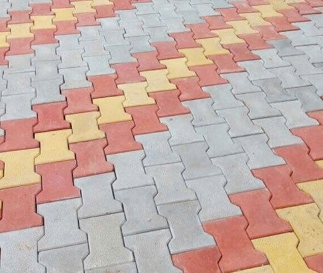 Gạch vỉa hè (chữ I) (200x160x60mm)-4547